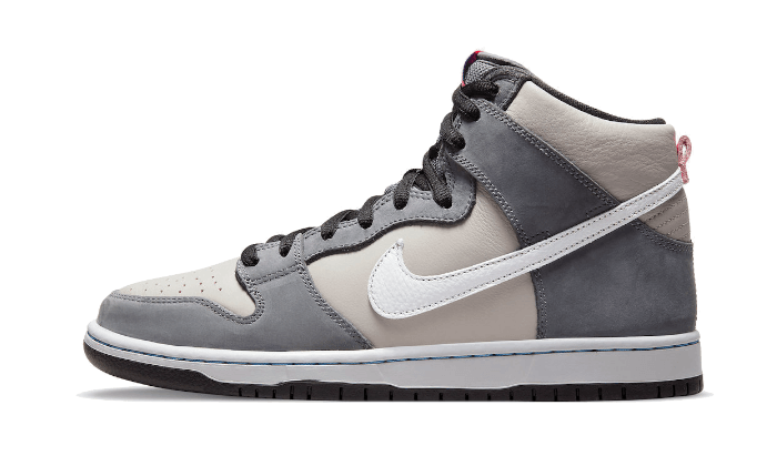 Nike SB Dunk High Pro Medium Grey Pink, Medium Grey/Light Grey-Pink (DJ9800-001)