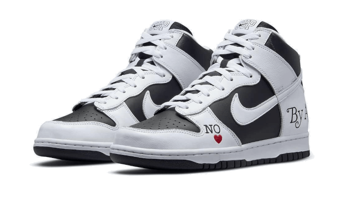 Nike SB Dunk High Supreme By Any Means Black, Black/White-Varsity Red (DN3741-002)