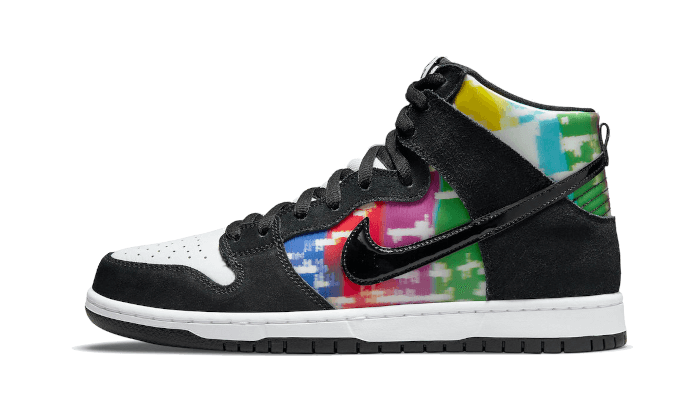 Nike SB Dunk High TV Signal, Black/Multi (CZ2253-100)