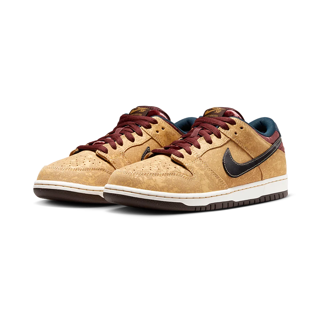 Nike SB Dunk Low City of Cinema, Celestial Gold/Black/Dark Team Red/Armory Navy/Baroque Brown/Gold (FZ1278-200)