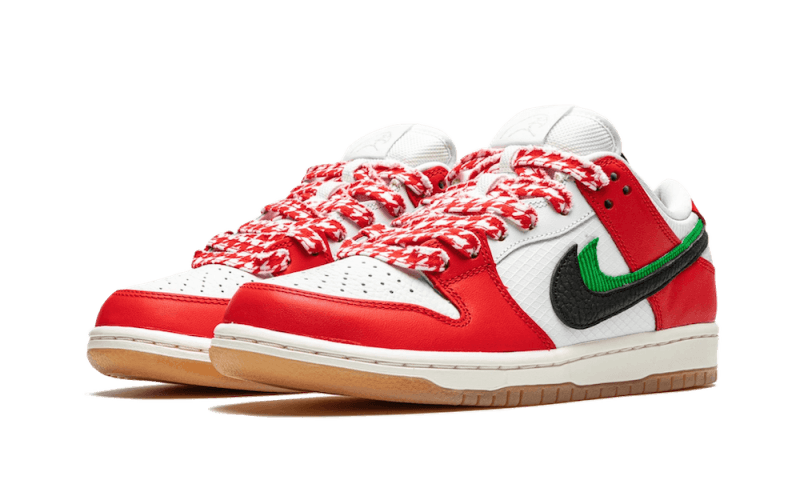 Nike SB Dunk Low Frame Skate Habibi, White/Black-Green-Red-Gum (CT2550-600)