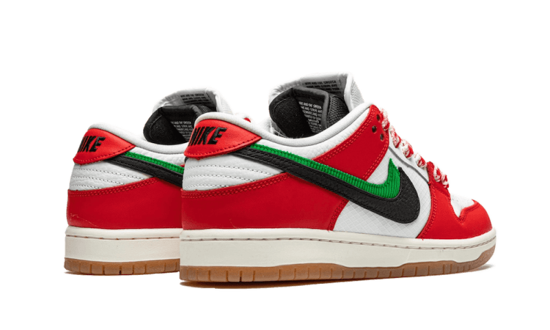 Nike SB Dunk Low Frame Skate Habibi, White/Black-Green-Red-Gum (CT2550-600)