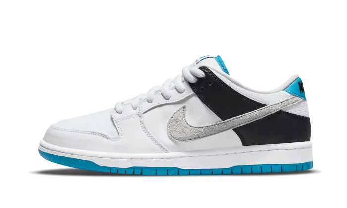 Nike SB Dunk Low Laser Blue, White/Black/Laser Blue (BQ6817-101)