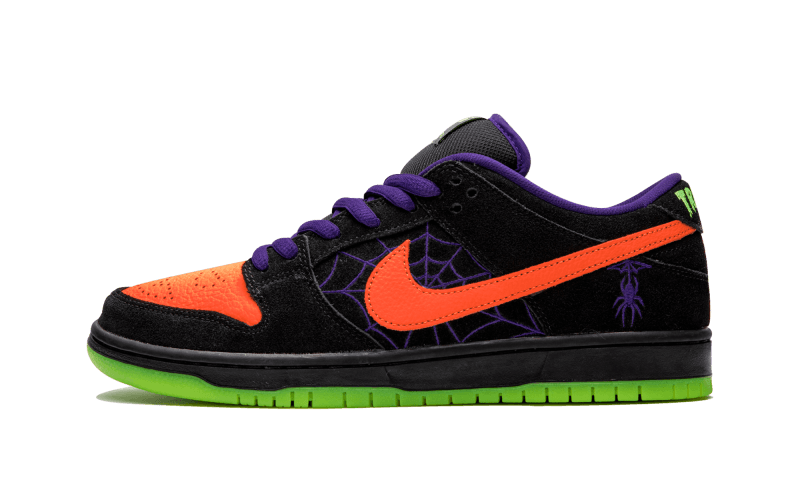 Nike SB Dunk Low Night of Mischief Halloween, Black/Orange-Purple-Electric Green (BQ6817-006)