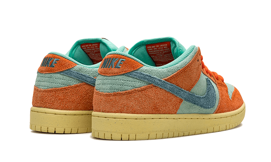 Nike SB Dunk Low Orange Emerald Rise, Orange/Noise Aqua-Emerald Rise-Lemon Chiffon (DV5429-800)