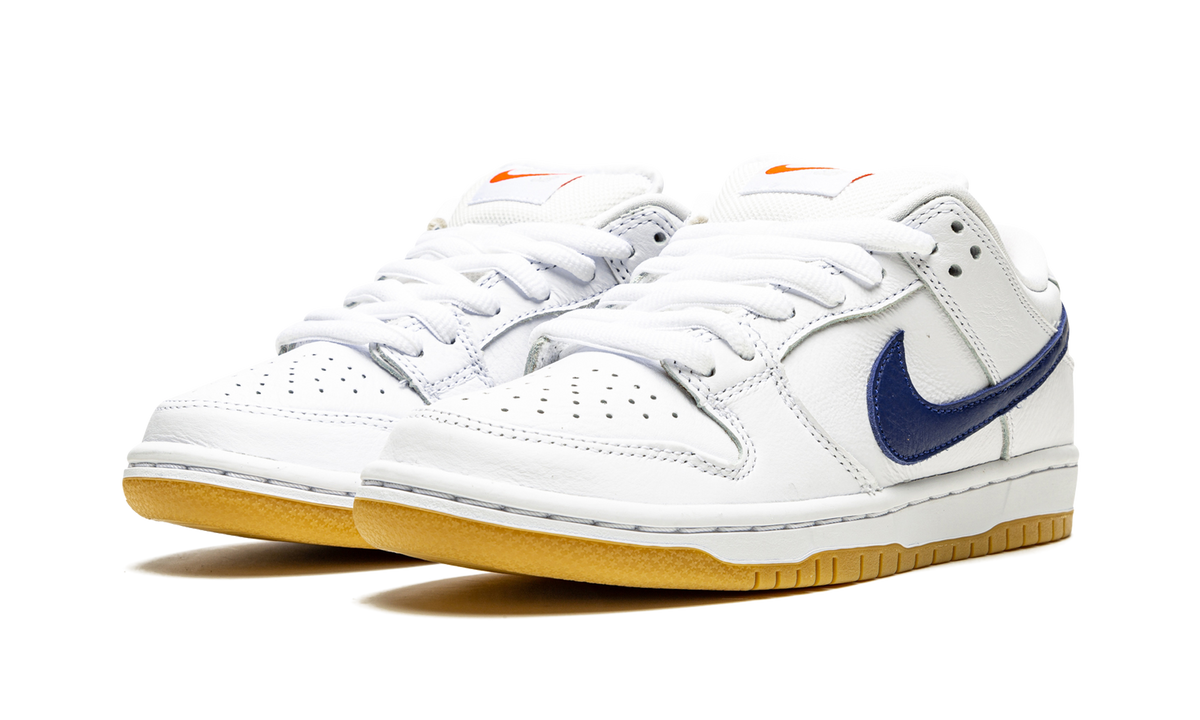 Nike SB Dunk Low Orange Label White Navy