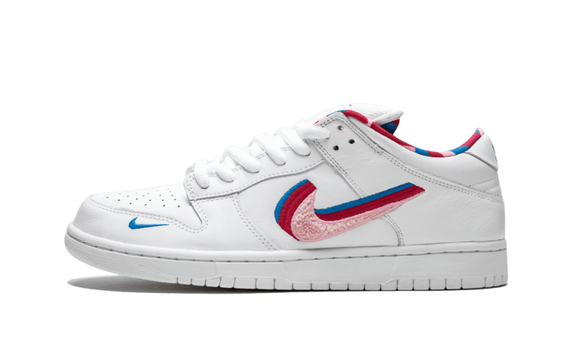 Nike SB Dunk Low Parra, White/Red-Pink (CN4504-100)