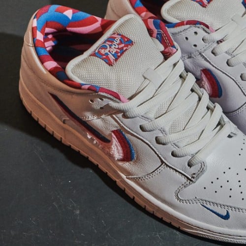 Nike SB Dunk Low Parra, White/Red-Pink (CN4504-100)