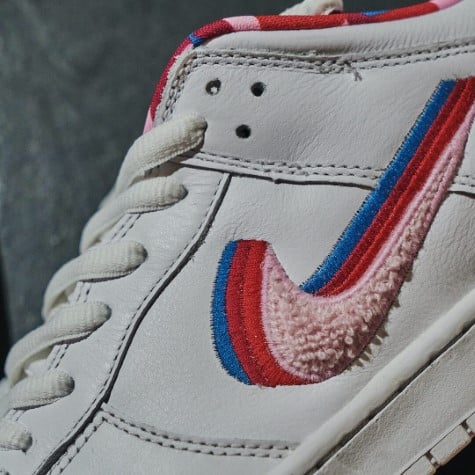 Nike SB Dunk Low Parra, White/Red-Pink (CN4504-100)