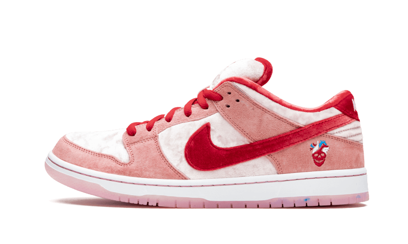 Nike SB Dunk Low StrangeLove Skateboards, Pink/Red-White (CT2552-800)