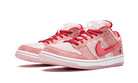 Nike SB Dunk Low StrangeLove Skateboards, Pink/Red-White (CT2552-800)