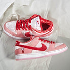 Nike SB Dunk Low StrangeLove Skateboards, Pink/Red-White (CT2552-800)