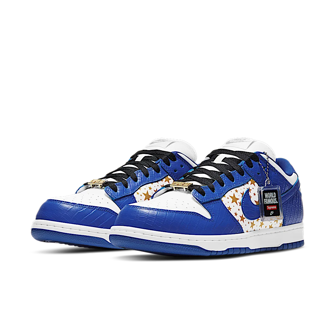 Nike SB Dunk Low Supreme Stars Hyper Royal (2021)
