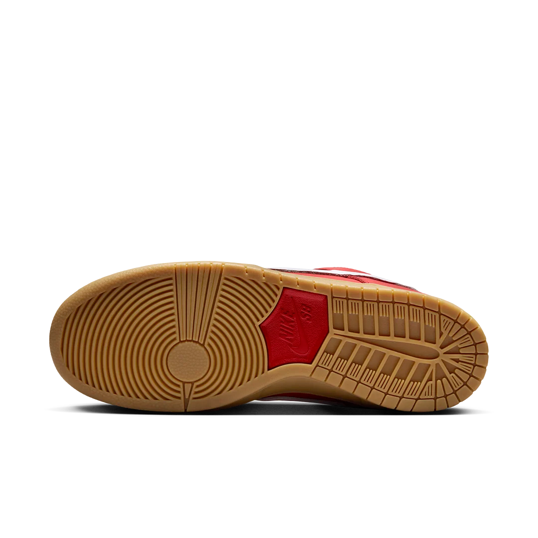 Nike SB Dunk Low University Red Gum, University Red/White/Gum Light Brown/Gym Red (FJ1674-600)