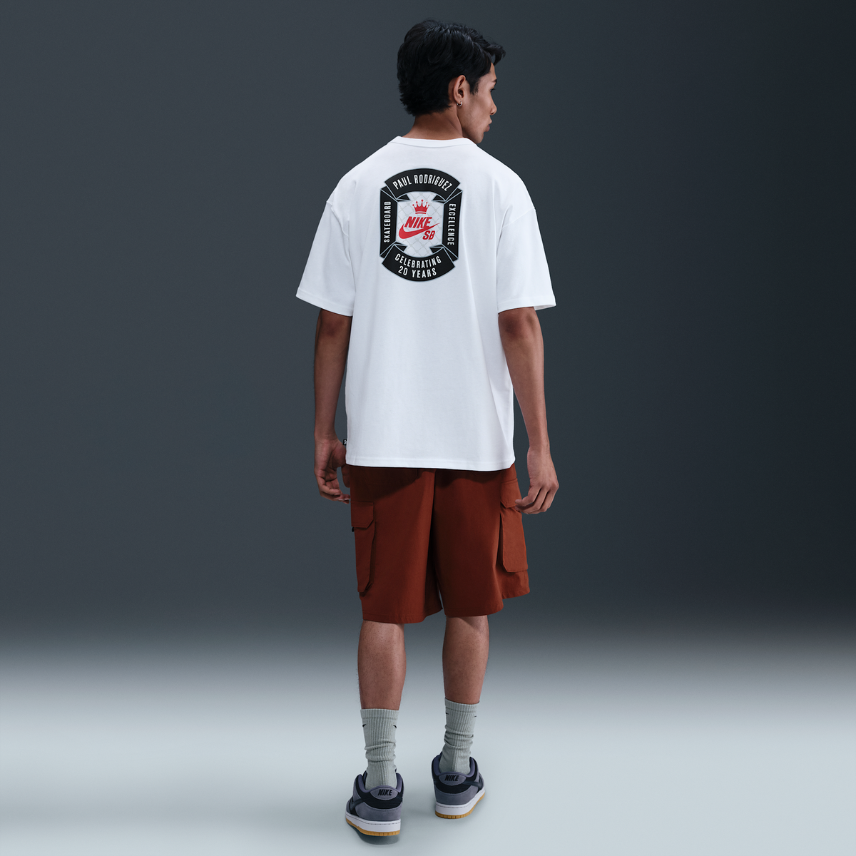 Nike SB Paul Rodriguez Max90 Skate T-shirt White