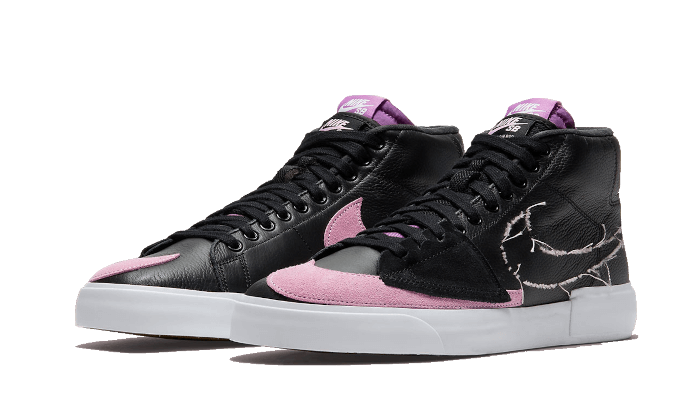Nike SB Zoom Blazer Mid Edge Black Pink Rise