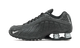 Nike Shox R4 Black Distressed Leather
