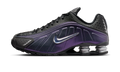 Nike Shox R4 Black Metallic Silver Purple Dynasty