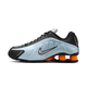 Nike Shox R4 Blue Tint Total Orange Black Metallic Silver