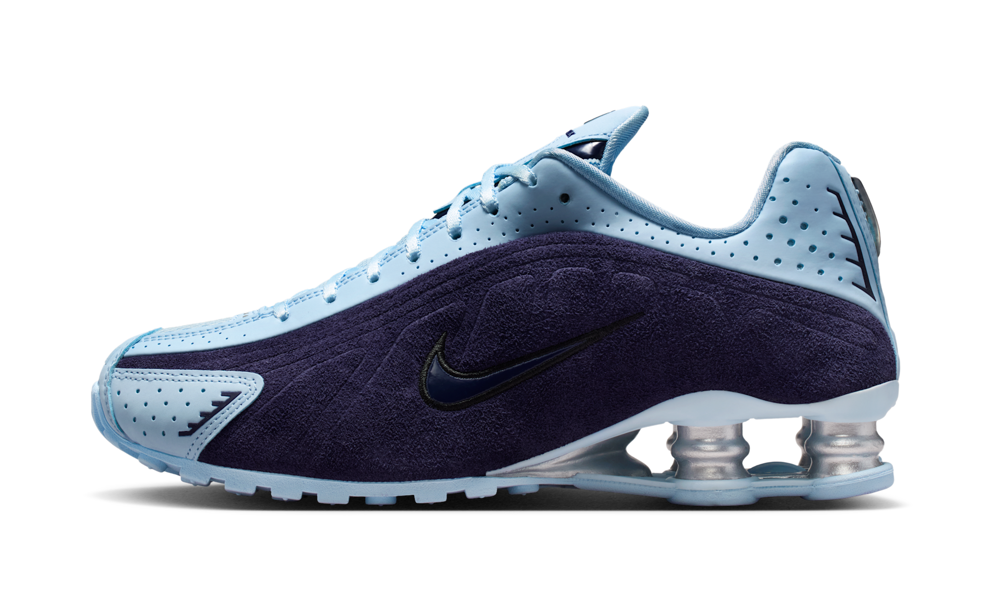 Nike Shox R4 Imperial Purple Celestine Blue