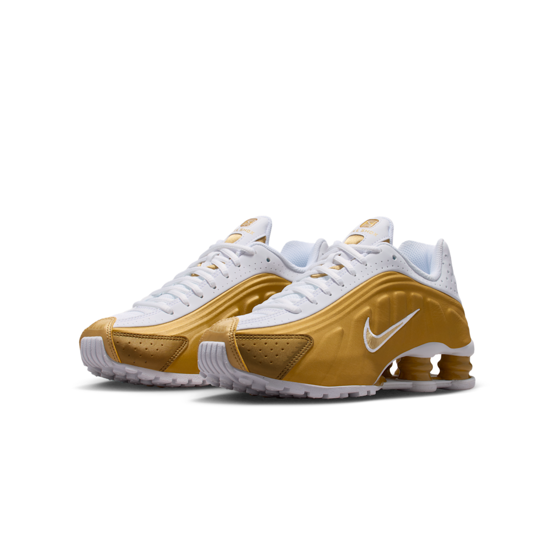 Nike Shox R4 Metallic Gold White