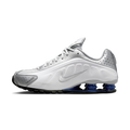 Nike Shox R4 Metallic Silver Deep Royal Blue