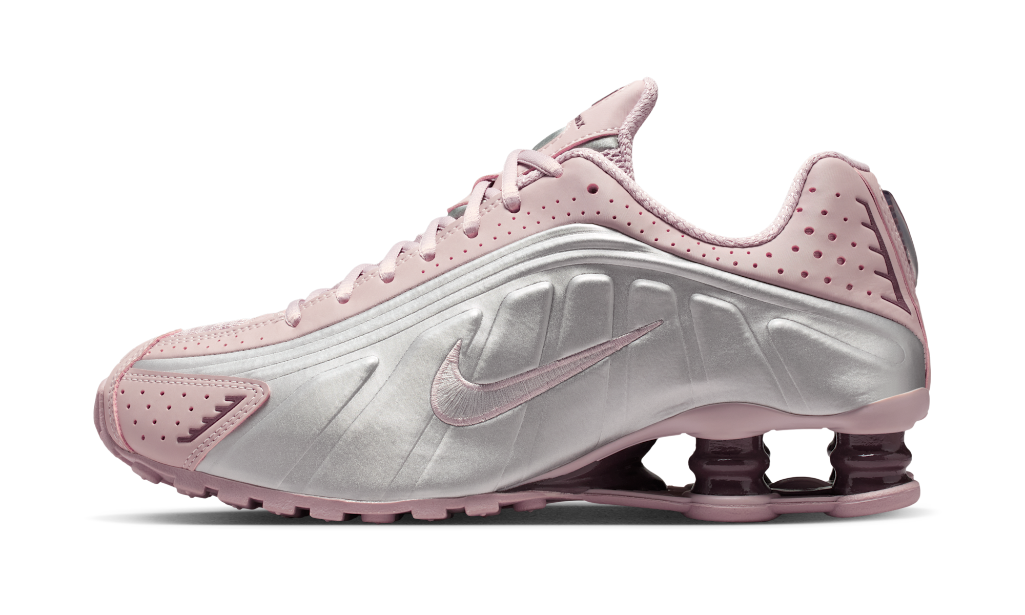 Nike Shox R4 Particle Rose Tattoo Silver