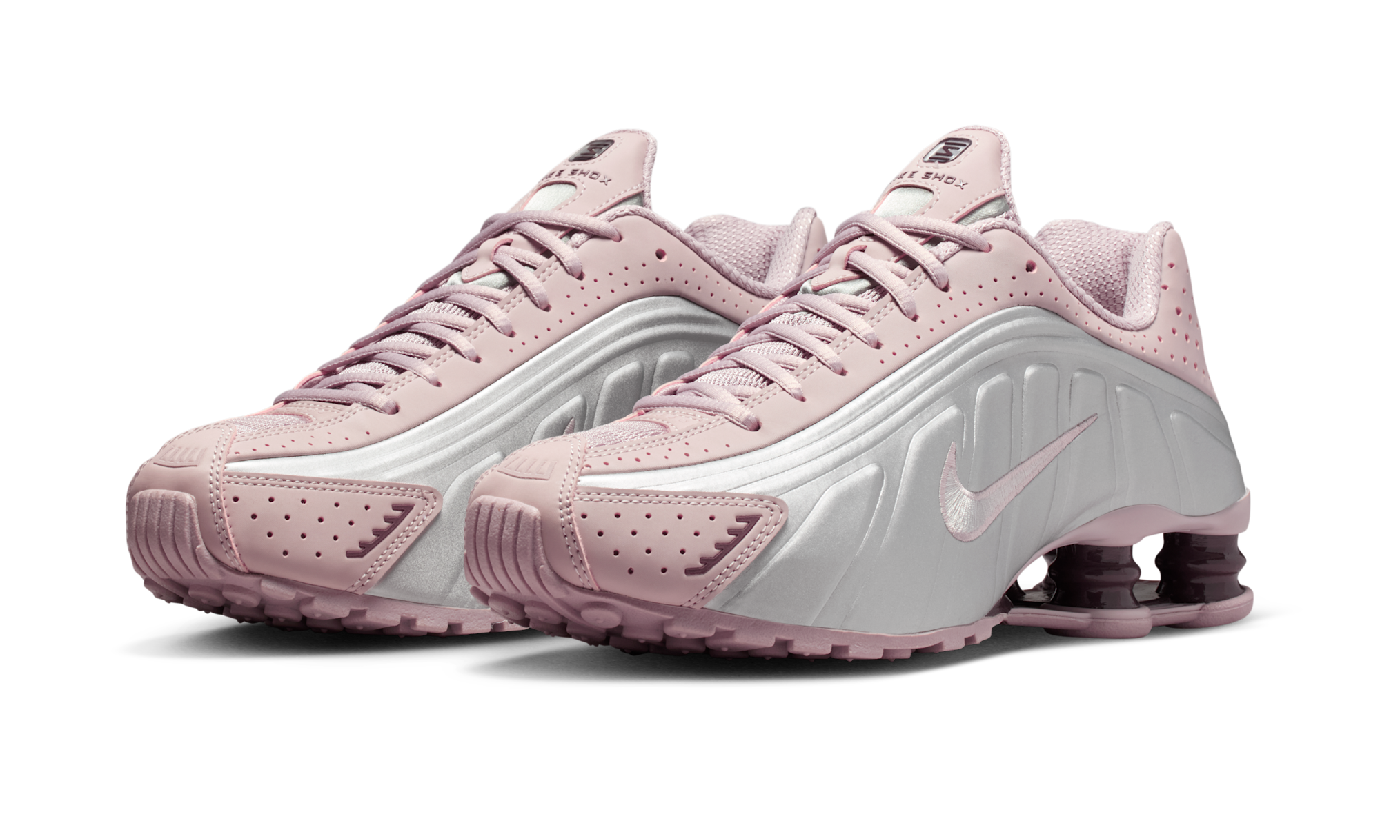 Nike Shox R4 Particle Rose Tattoo Silver