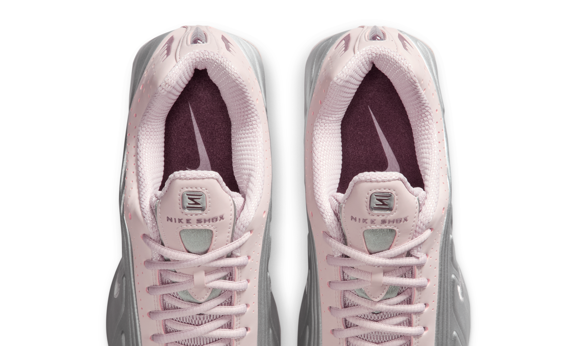 Nike Shox R4 Particle Rose Tattoo Silver