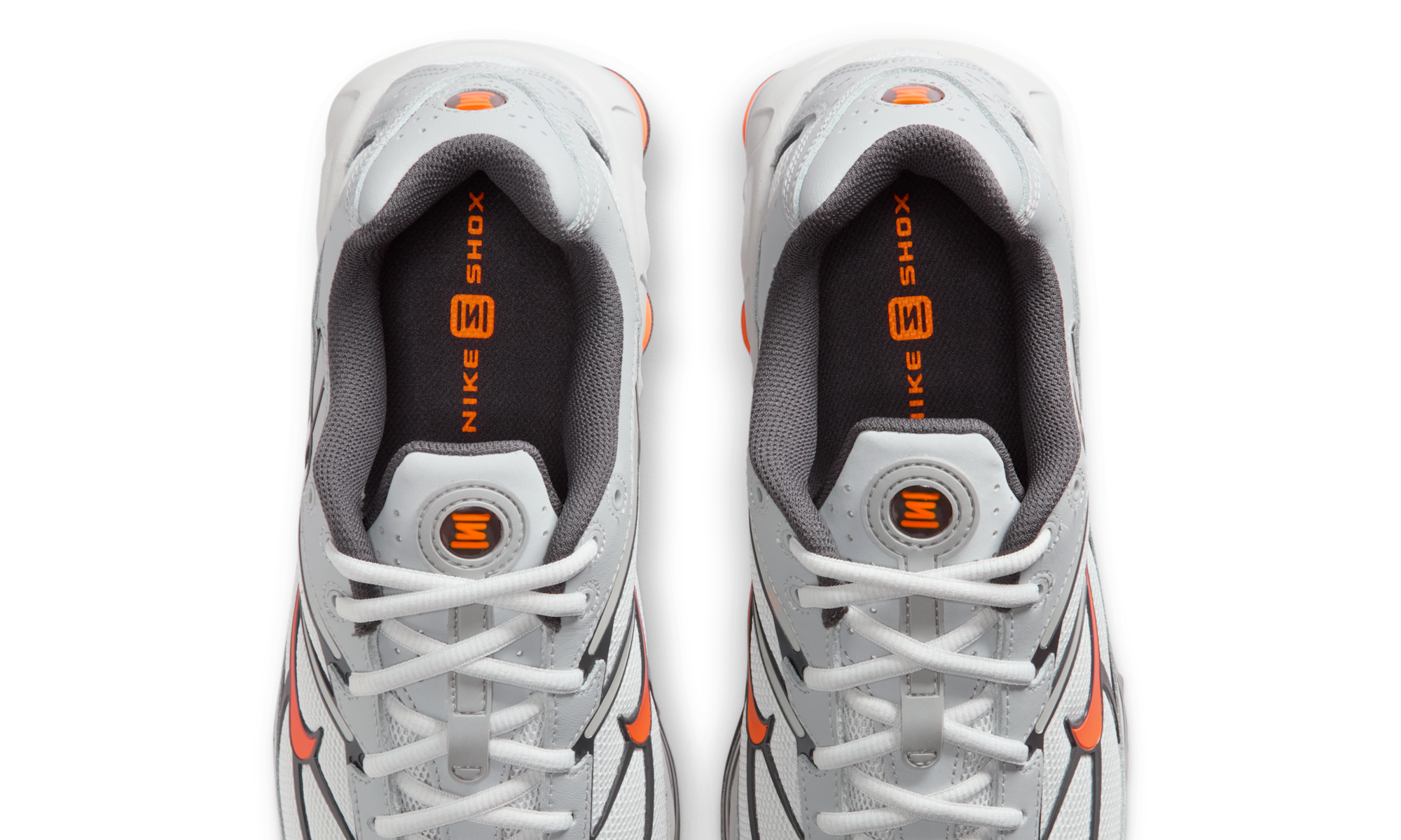 Nike Shox Ride 2 Light Smoke Grey Total Orange