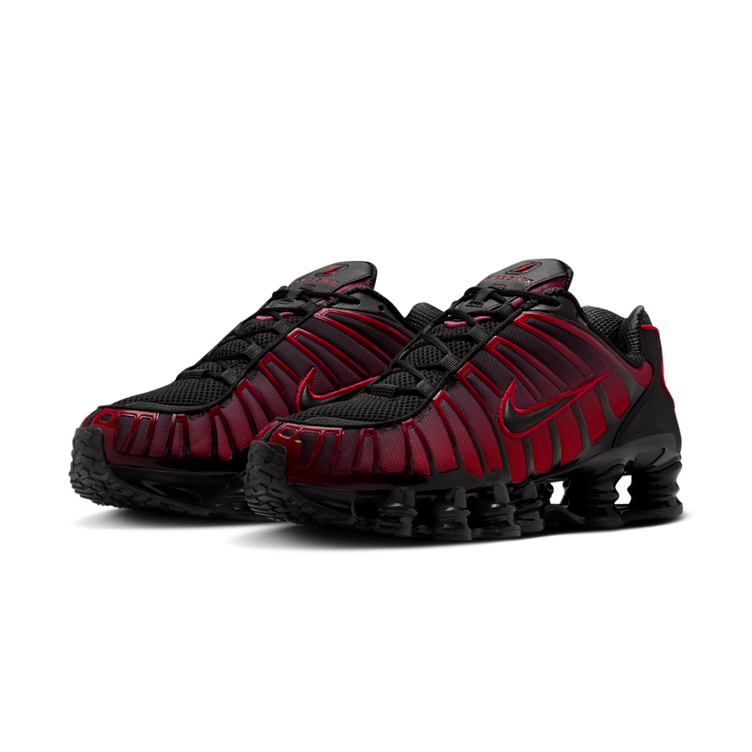 Nike Shox TL Black University Red Gradient