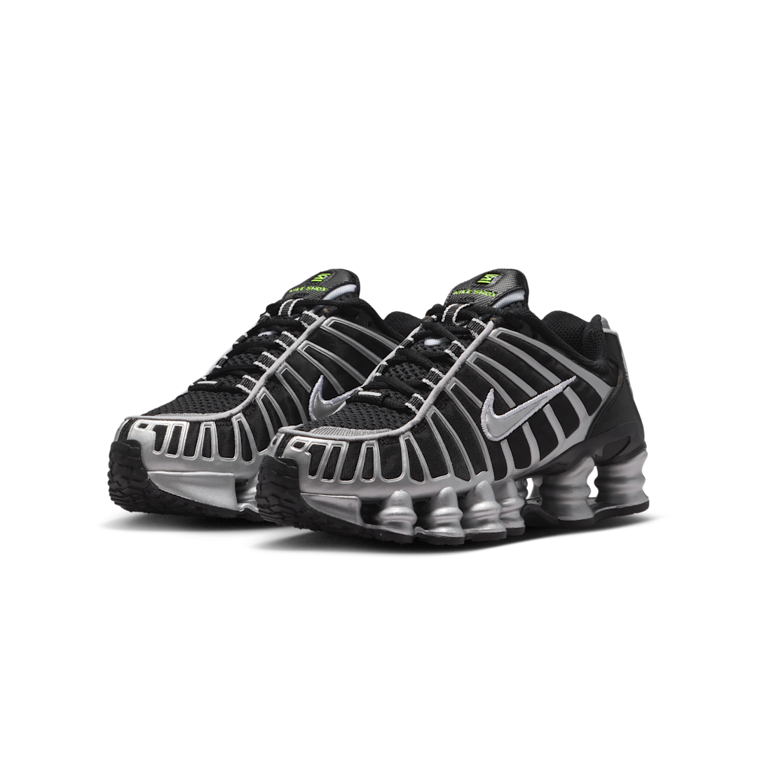 Nike Shox TL Black Volt Metallic Silver