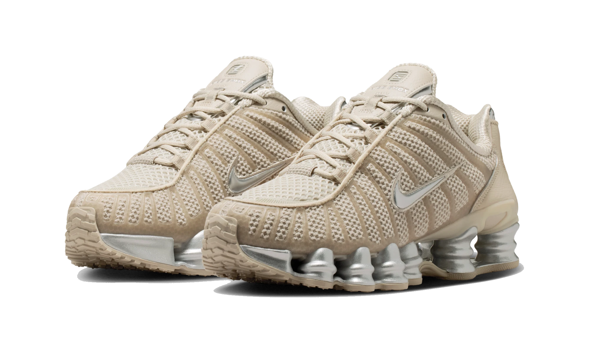 Nike Shox TL Cream Metallic Silver