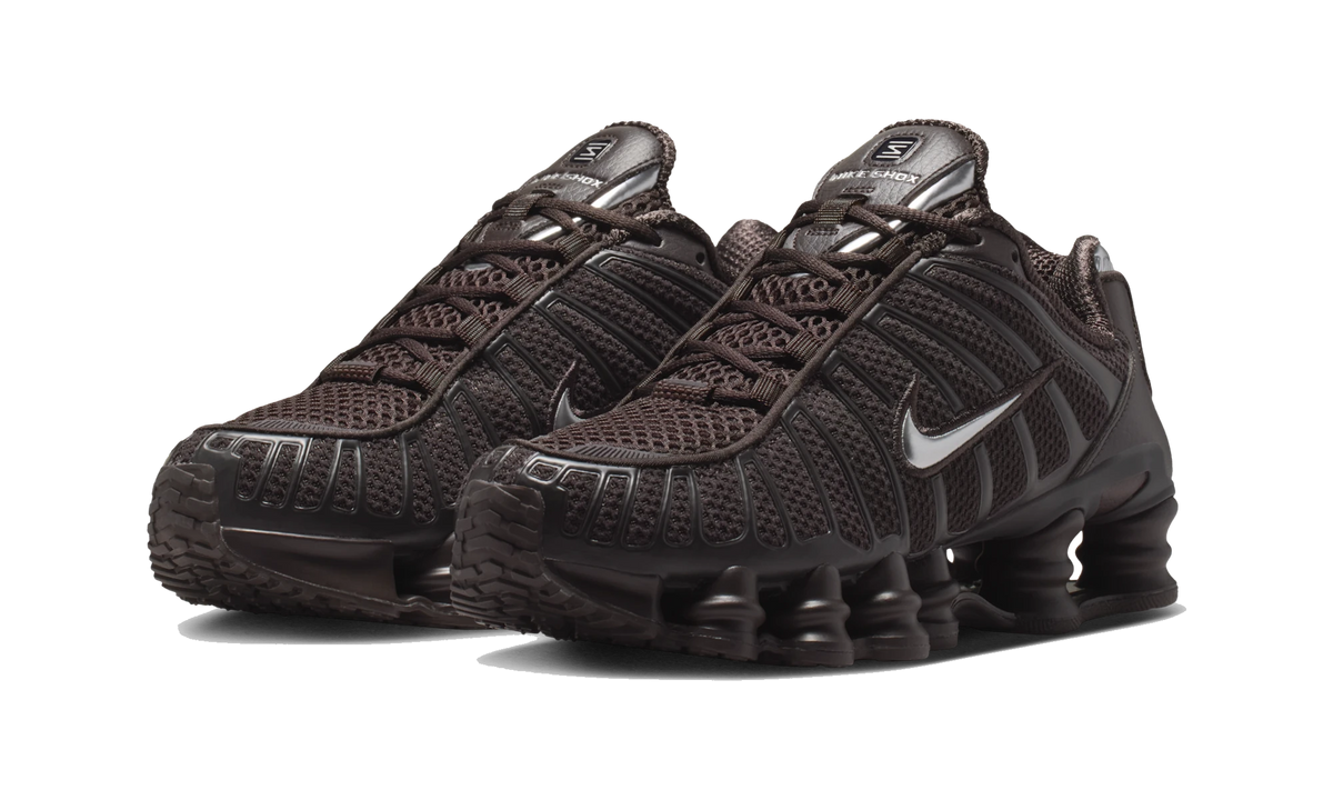 Nike Shox TL Velvet Brown Metallic Silver