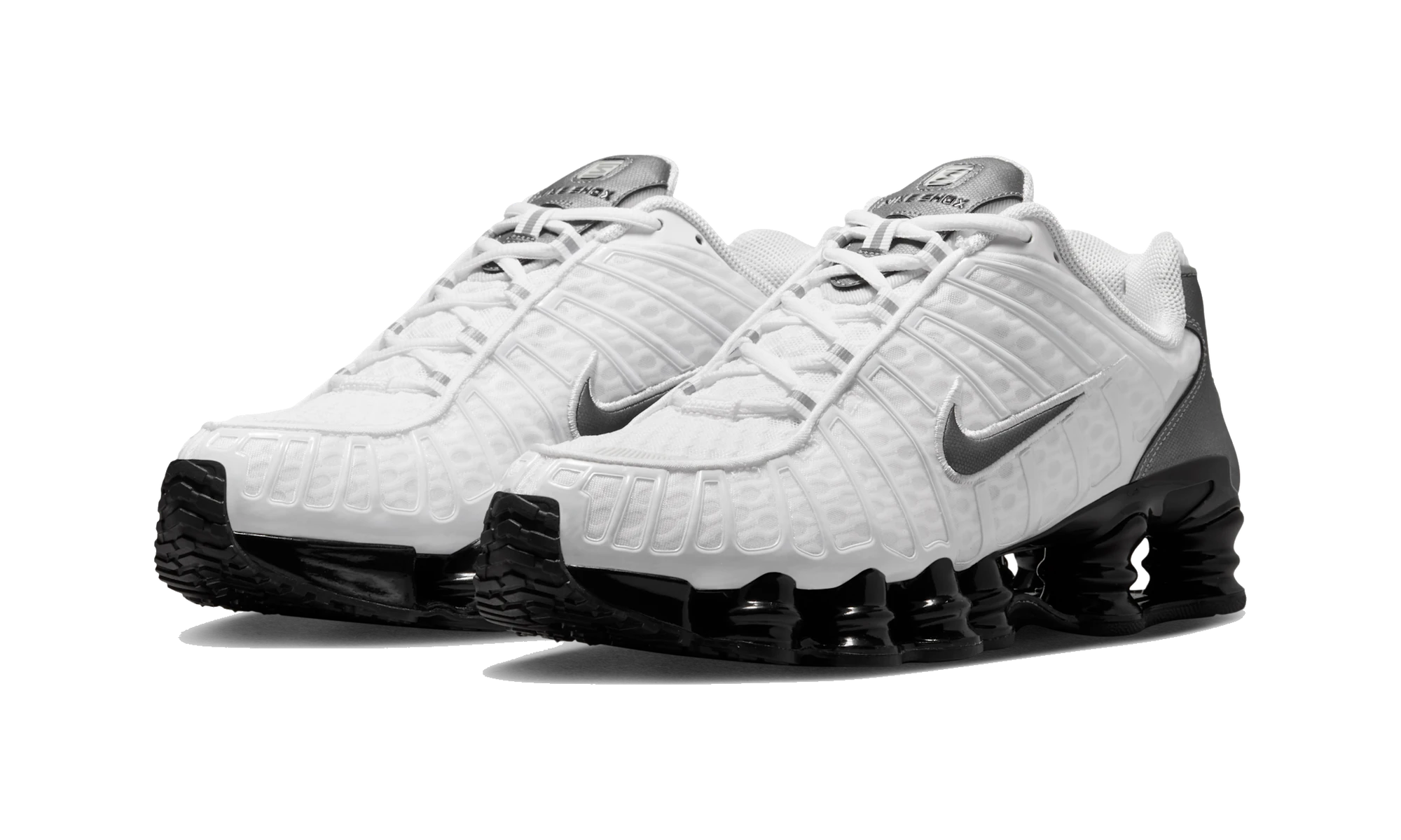 Nike Shox TL White Black Metallic Cool Grey