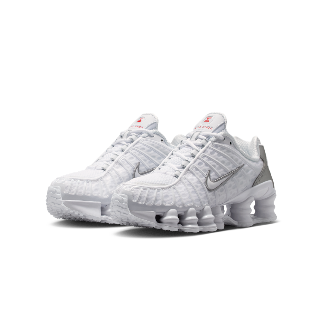 Nike Shox TL White Metallic Silver