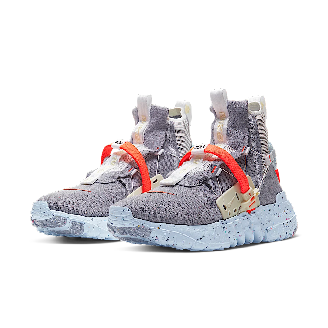 Nike Space Hippie 03 Vast Grey Hyper Crimson, Vast Grey/Hyper Crimson-White-Ice Blue (CQ3989-001)