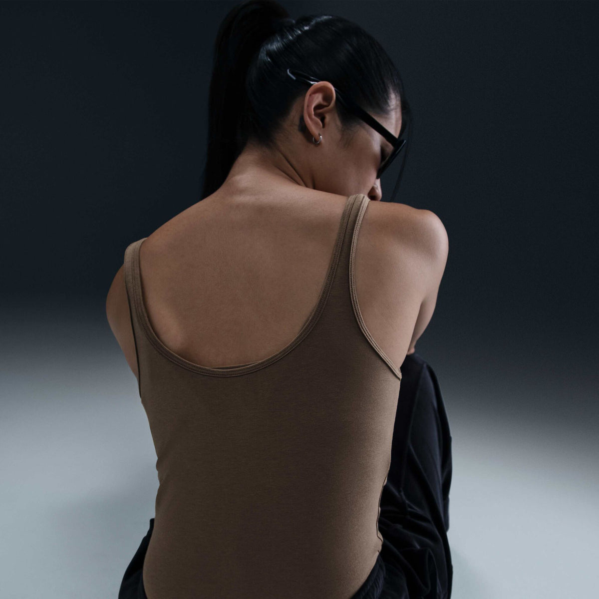Nike Sportswear Chill Knit Women's Tank Top Mink Brown
