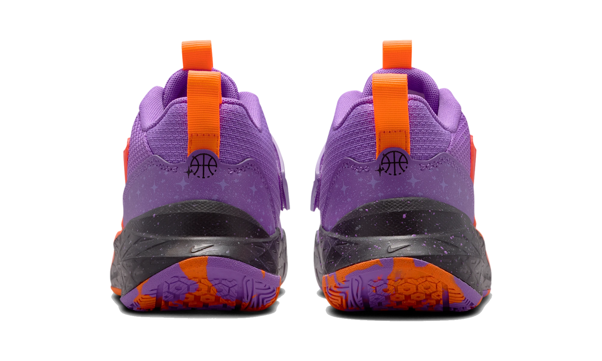 Nike Team Hustle D 12 Bright Violet Total Orange
