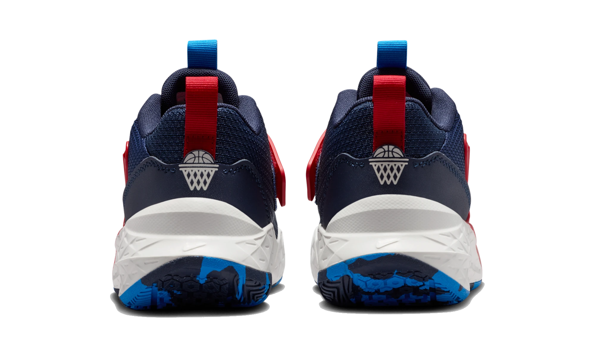 Nike Team Hustle D 12 Team Navy University Red Sail