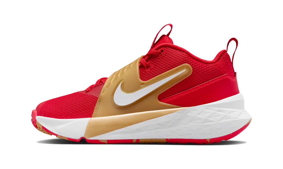 Nike Team Hustle D 12 University Red Gold White