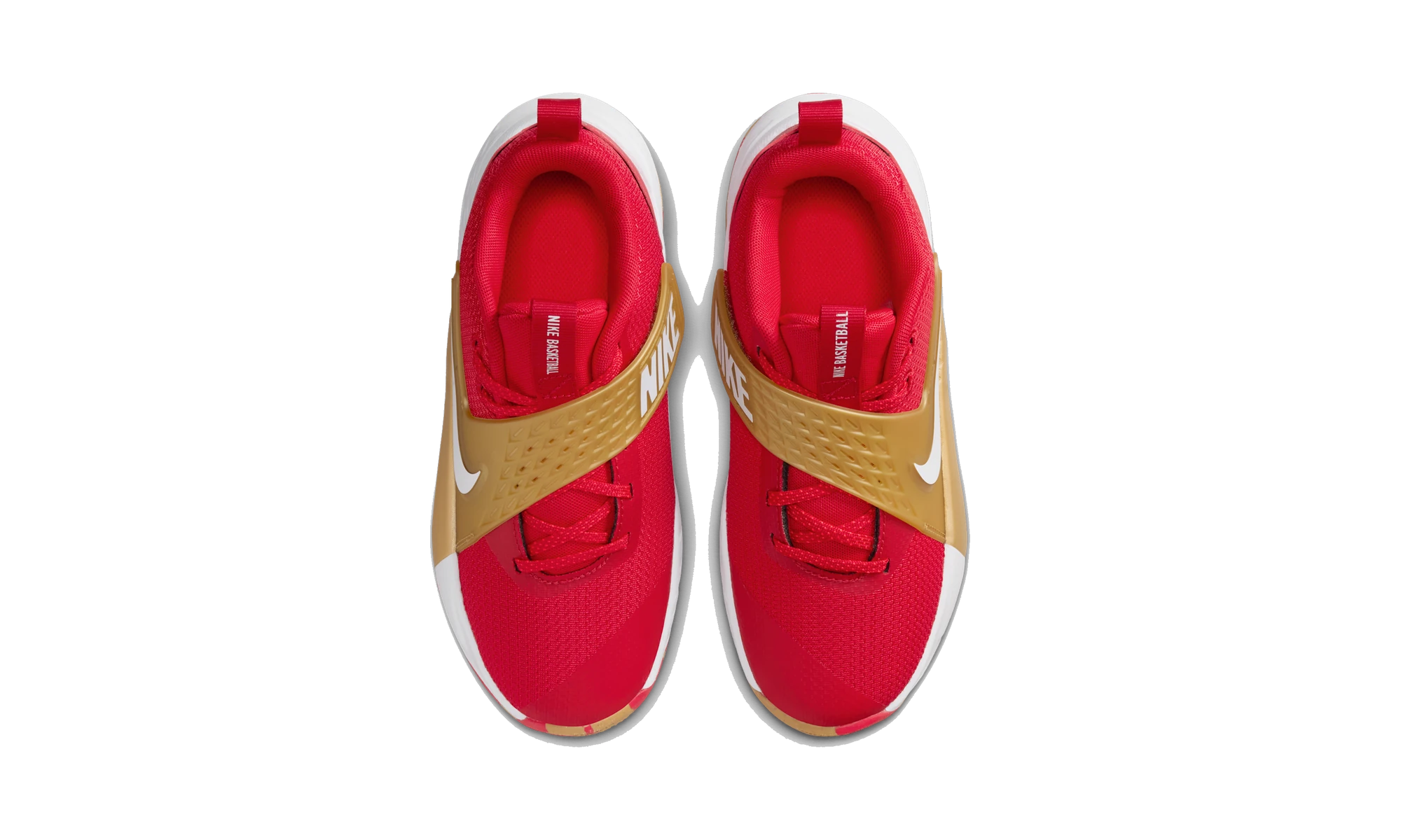Nike Team Hustle D 12 University Red Gold White