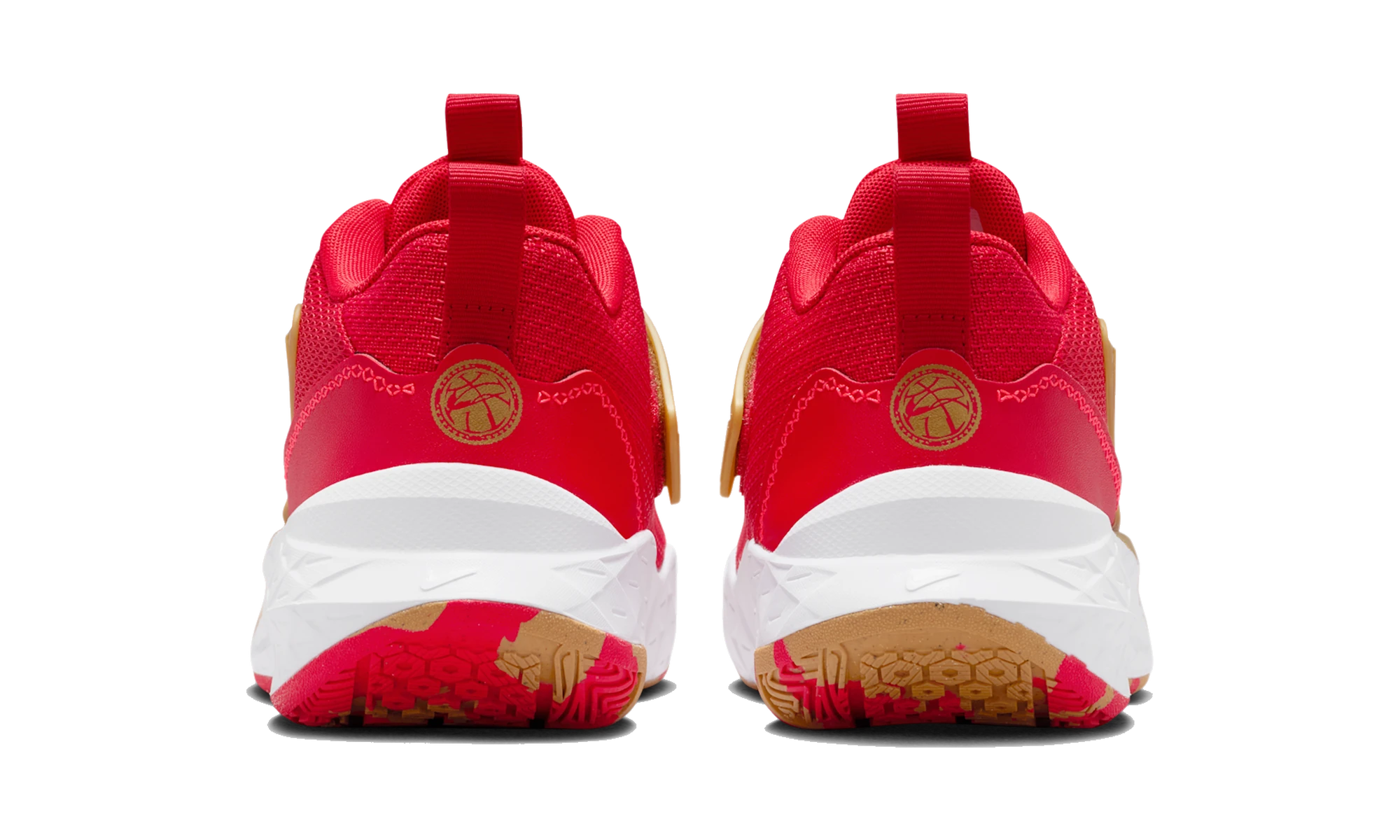 Nike Team Hustle D 12 University Red Gold White