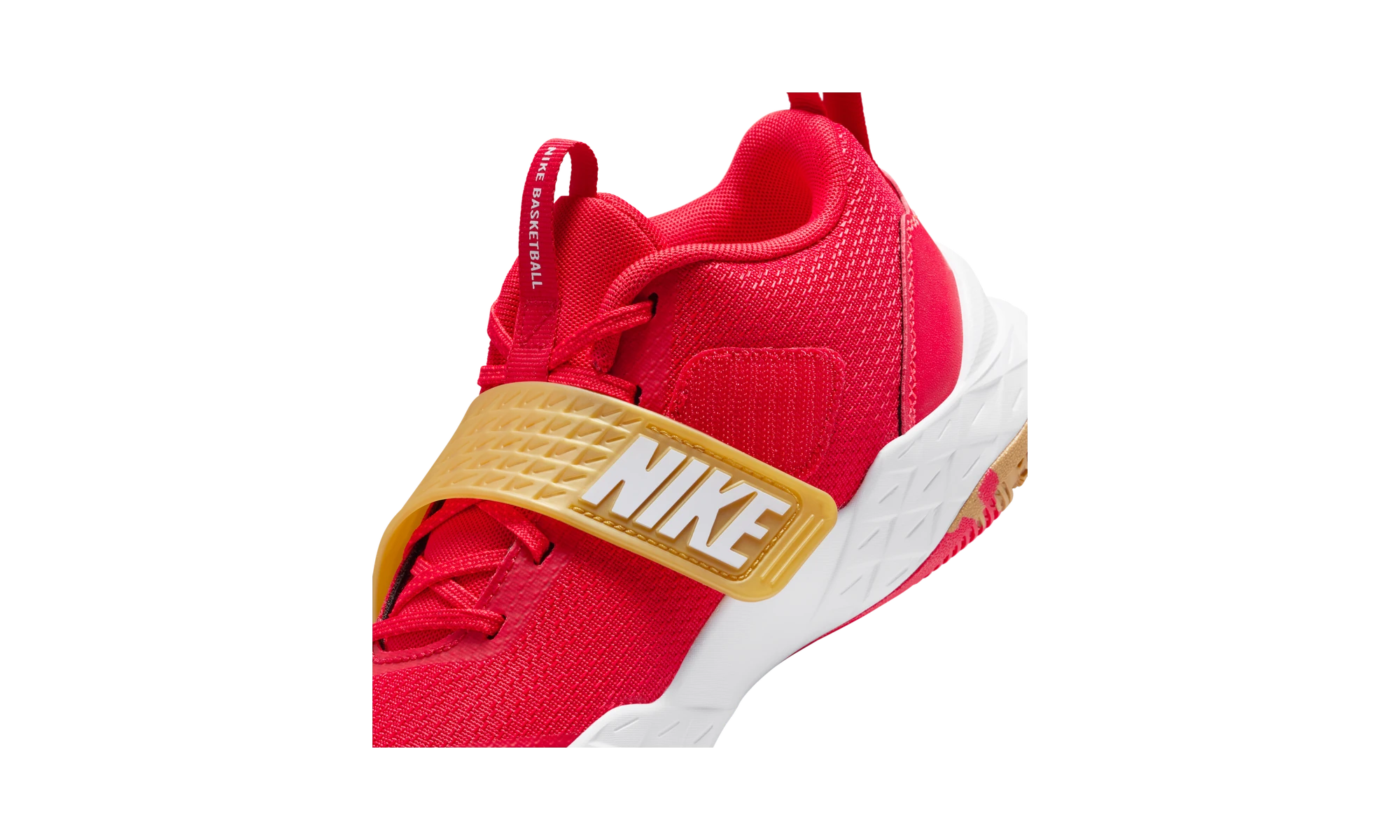 Nike Team Hustle D 12 University Red Gold White