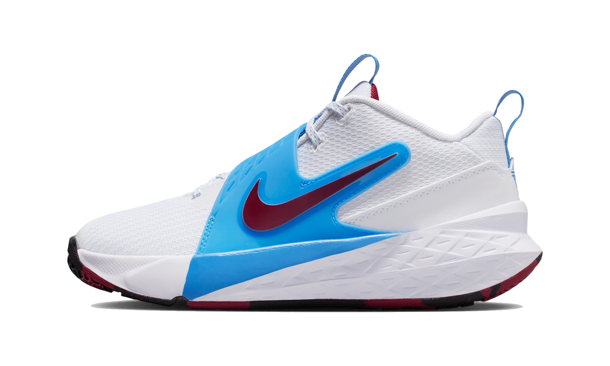 Nike Team Hustle D 12 White University Blue Black Team Red