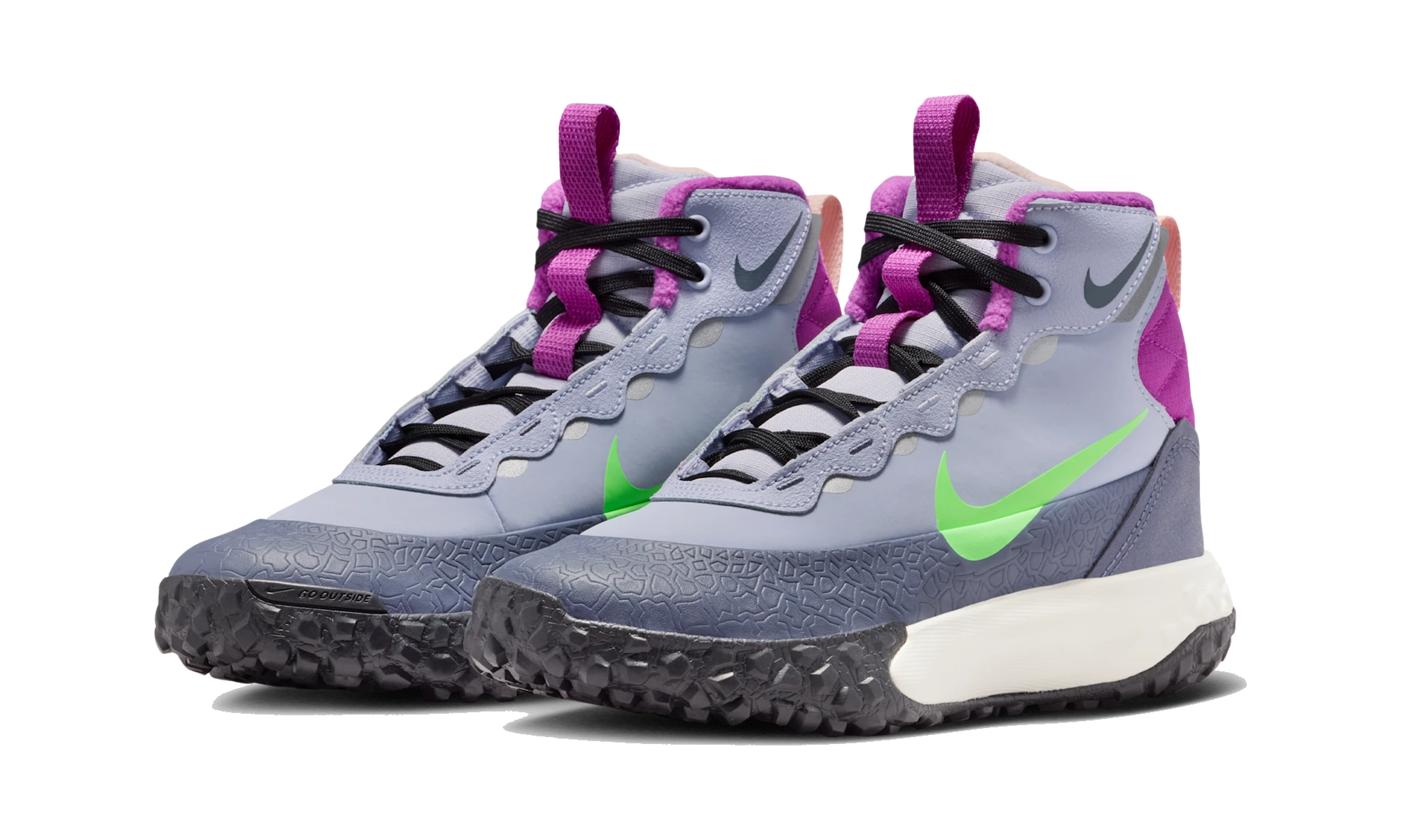 Nike Terrascout Ghost Vivid Purple Green Strike