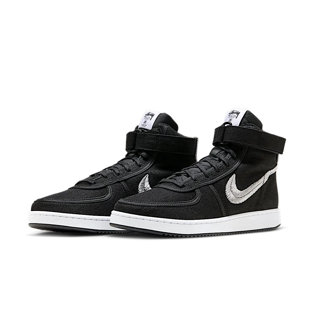 Nike Vandal High Stussy Black, Black/Silver-White-Green (DX5425-001)