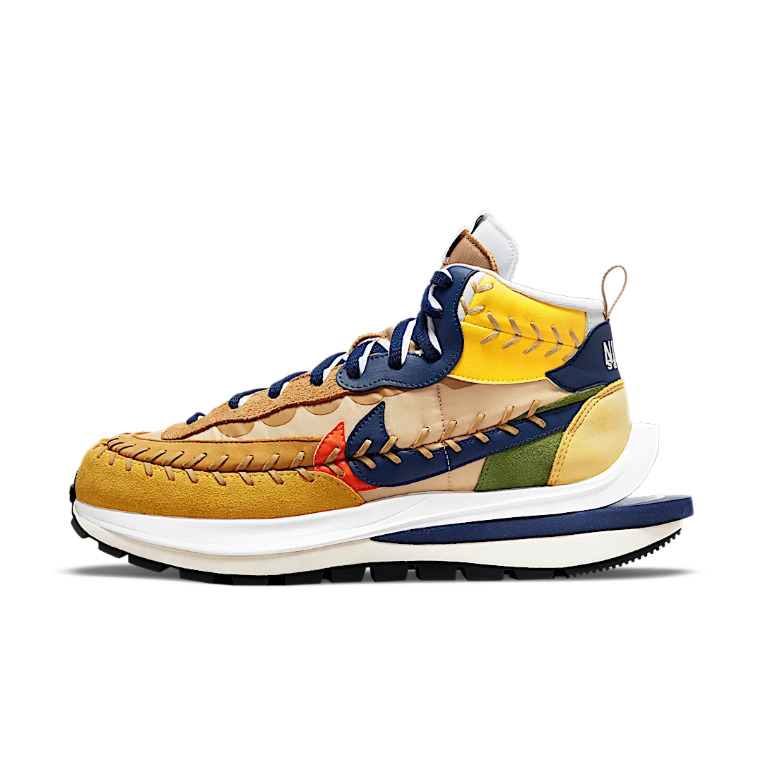 Nike Vaporwaffle sacai Jean Paul Gaultier Sesame Blue, Sesame/Blue-Yellow (DH9186-200)