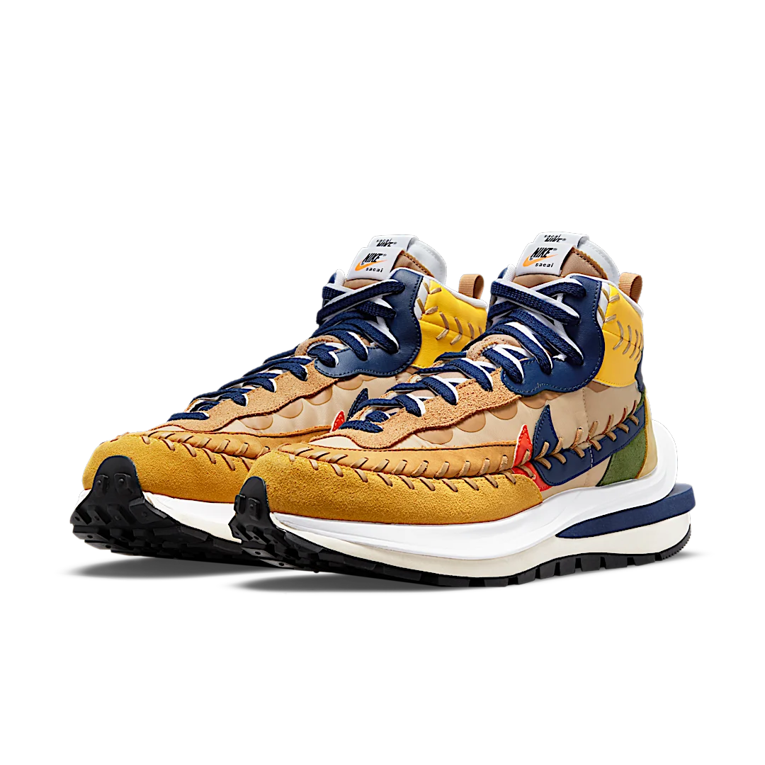 Nike Vaporwaffle sacai Jean Paul Gaultier Sesame Blue, Sesame/Blue-Yellow (DH9186-200)