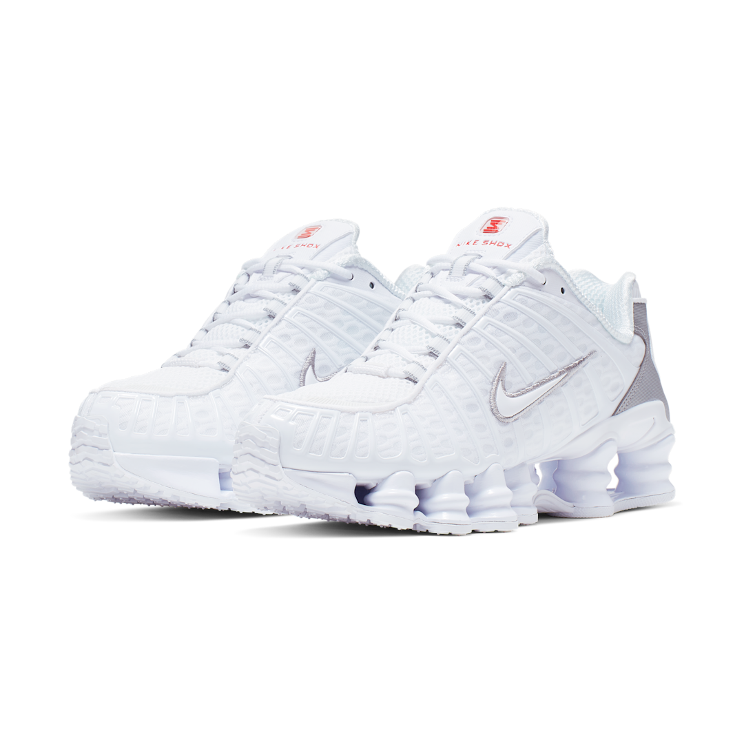 Nike Shox TL White Silver